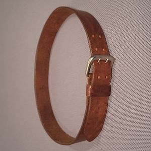 Calvin Klein Jeans Brown Leather Belt